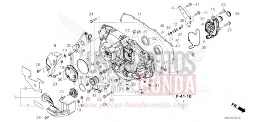 RIGHT CRANKCASE COVER (2) CRF1100D4S de 2025